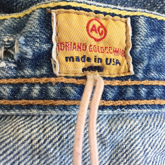AG Fillmore Jeans Upcycled Acid Washed Distressed - Picture 13 of 15